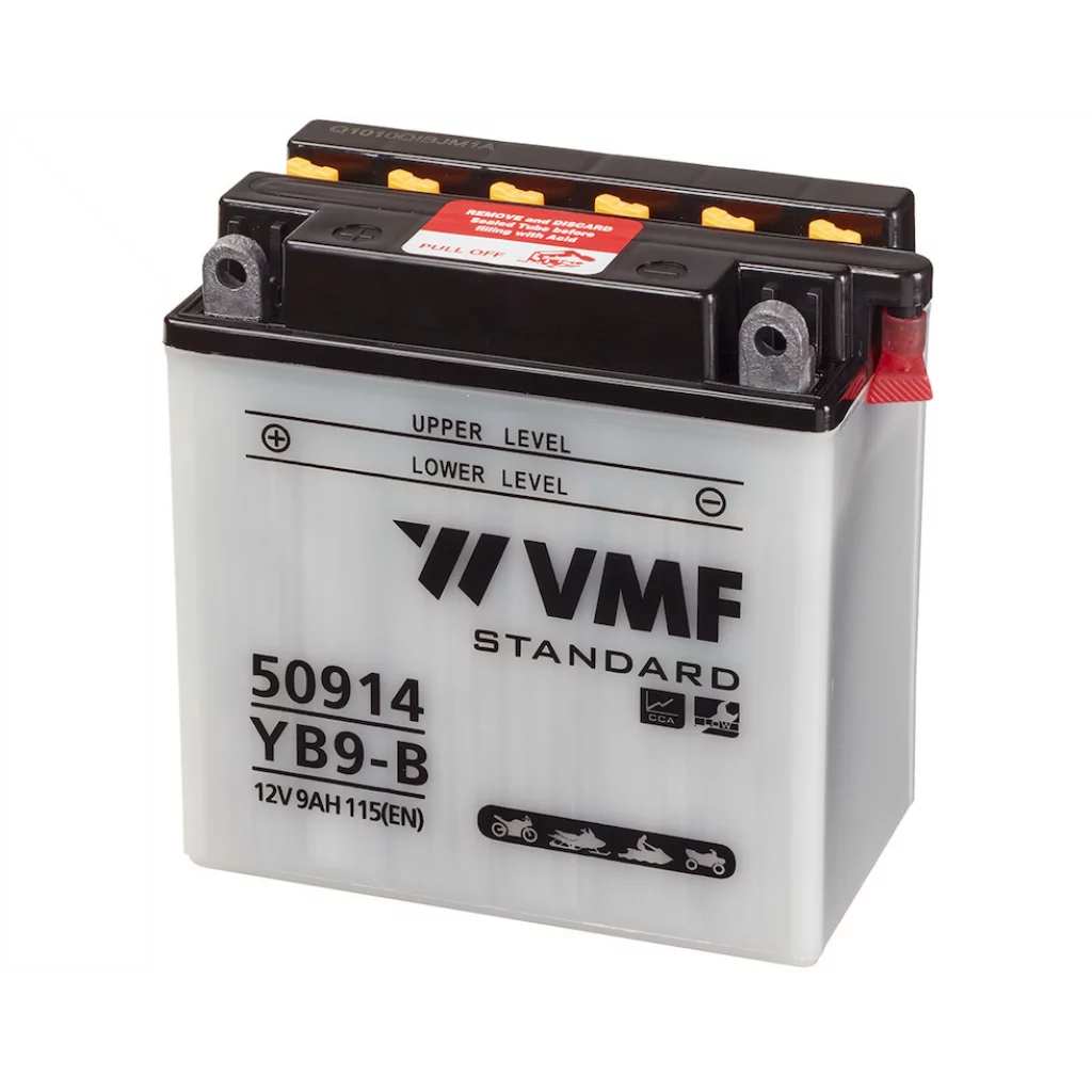 VMF MC Batteri 12V 9AH 115CCA (137x76x134) +venstre | YB9-B