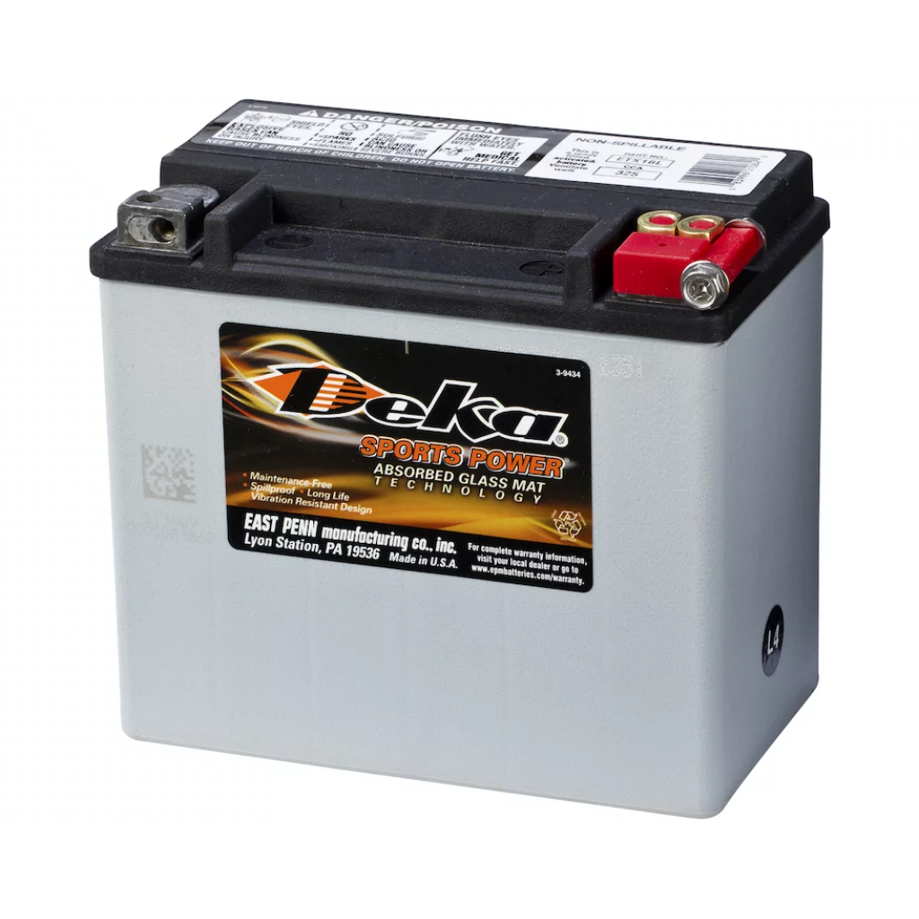 DEKA MC Batteri 12V 19AH 325CCA (175x100x155mm) +høyre