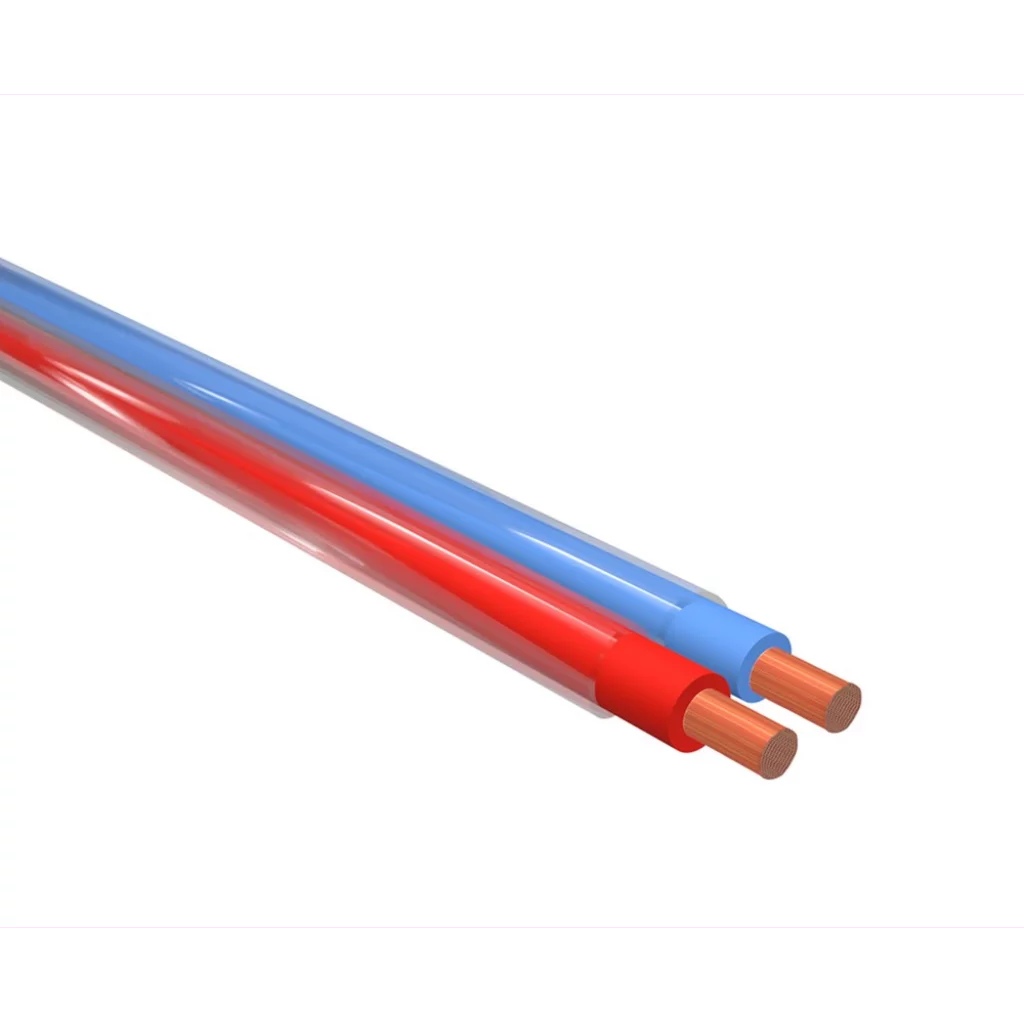 KABEL 2x10mm2 rød / blå - Dobbelisolert