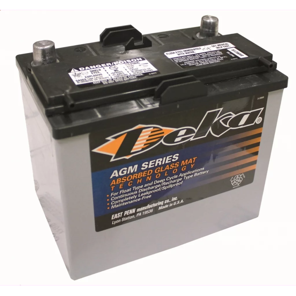 DEKA AGM Startbatteri 12V 31AH 320CCA (213x130x187) +høyre (Miata)