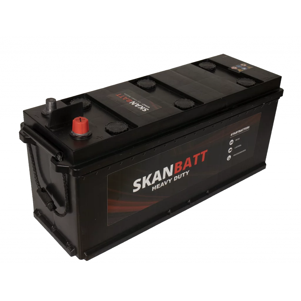 SKANBATT Startbatteri 12V 135AH 760CCA (514x175x210/226mm) +høyre