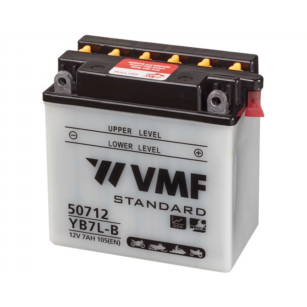 VMF MC Batteri 12V 8AH 105CCA (137x76x134) +høyre | YB7L-B