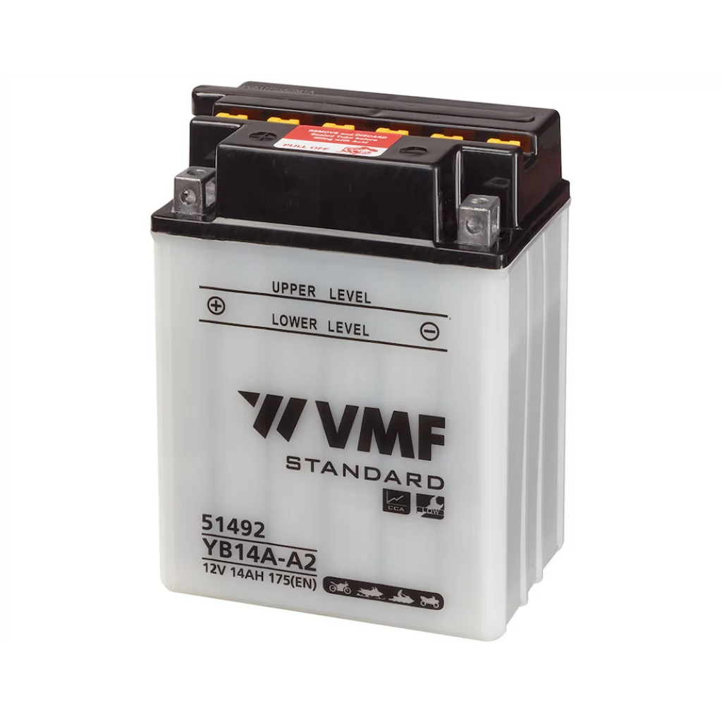 VMF MC Batteri 12V 14AH 175CCA (135x91x167) +venstre | YB14A-A2