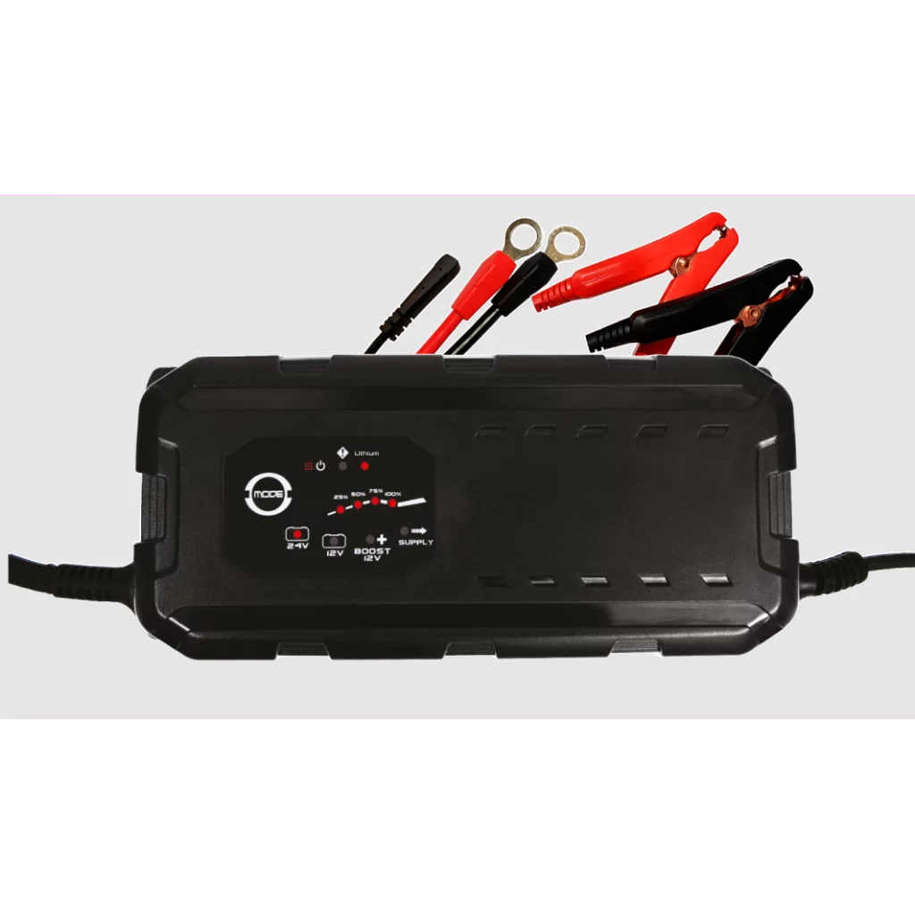 LEMANIA Batterilader 12/24V 25A Elektronisk