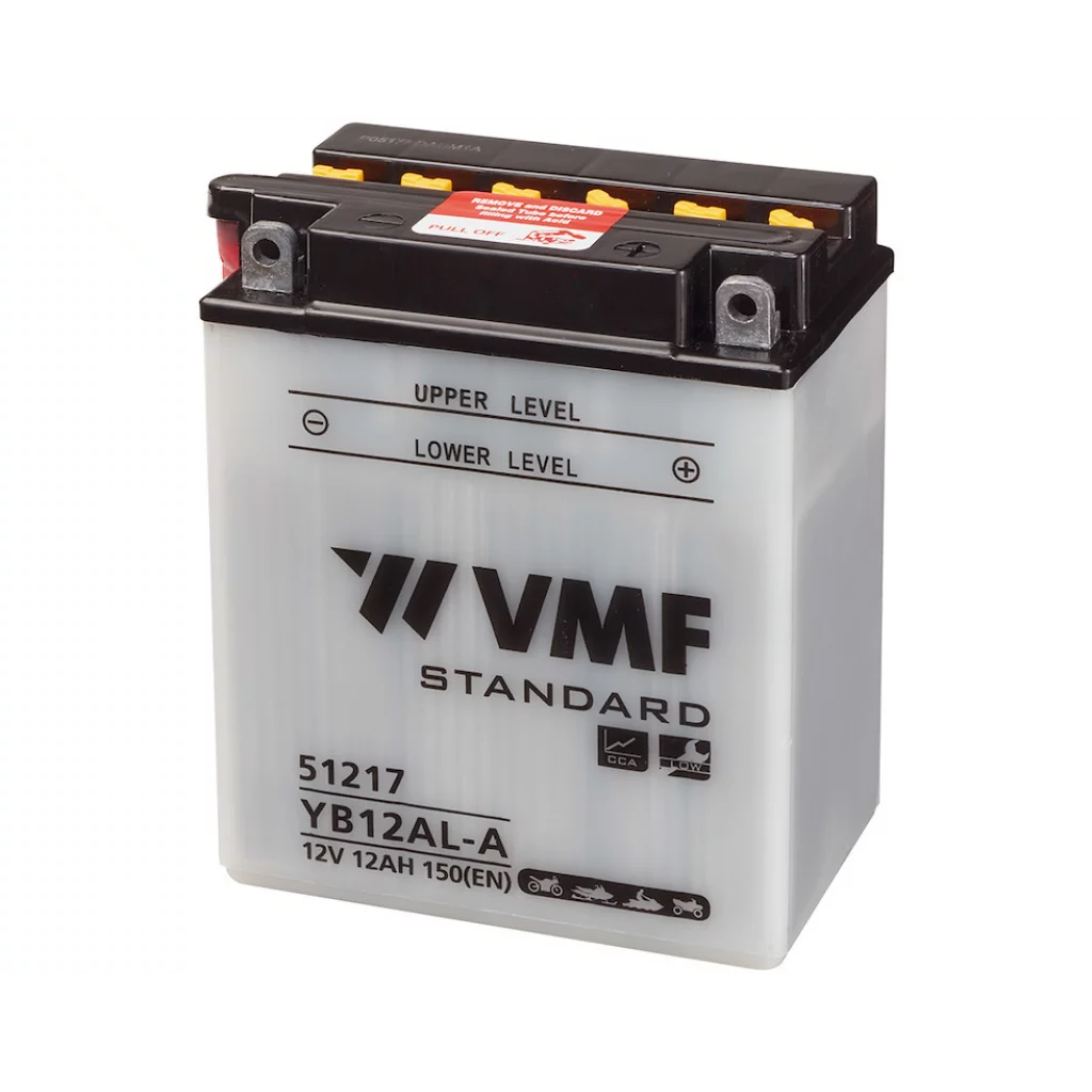 VMF MC Batteri 12V 12AH 150CCA (135x81x161) +høyre | YB12-AL-A