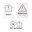 batteriskilt-aluminium