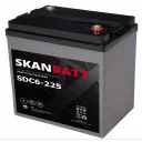 skanbatt-deep-cycle-agm-batteri-6v-225ah-260x180x246mm