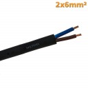 kabel-2x6mm2-sort-dobbelisolert-flat-utebruk