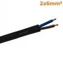 kabel-2x6mm2-sort-dobbelisolert-flat-utebruk