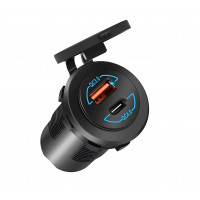 stikkontakt-sigarettenneruttak-innfelt-rund-usb-a-og-usb-c