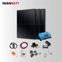 skanbatt-solcellepakke-48v-1230w-3x410w-solcellepanel-victron-mppt-35a