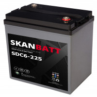 skanbatt-deep-cycle-agm-batteri-6v-225ah-260x180x246mm