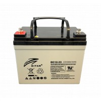 ritar-agm-deep-cycle-batteri-12v-33ah-196x130x163mm-venstre
