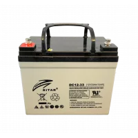 ritar-agm-deep-cycle-batteri-12v-33ah-196x130x163mm-venstre